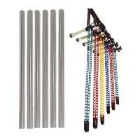 کیت پایه فون زنجیری شش تایی   لوله آهنی 3 متری