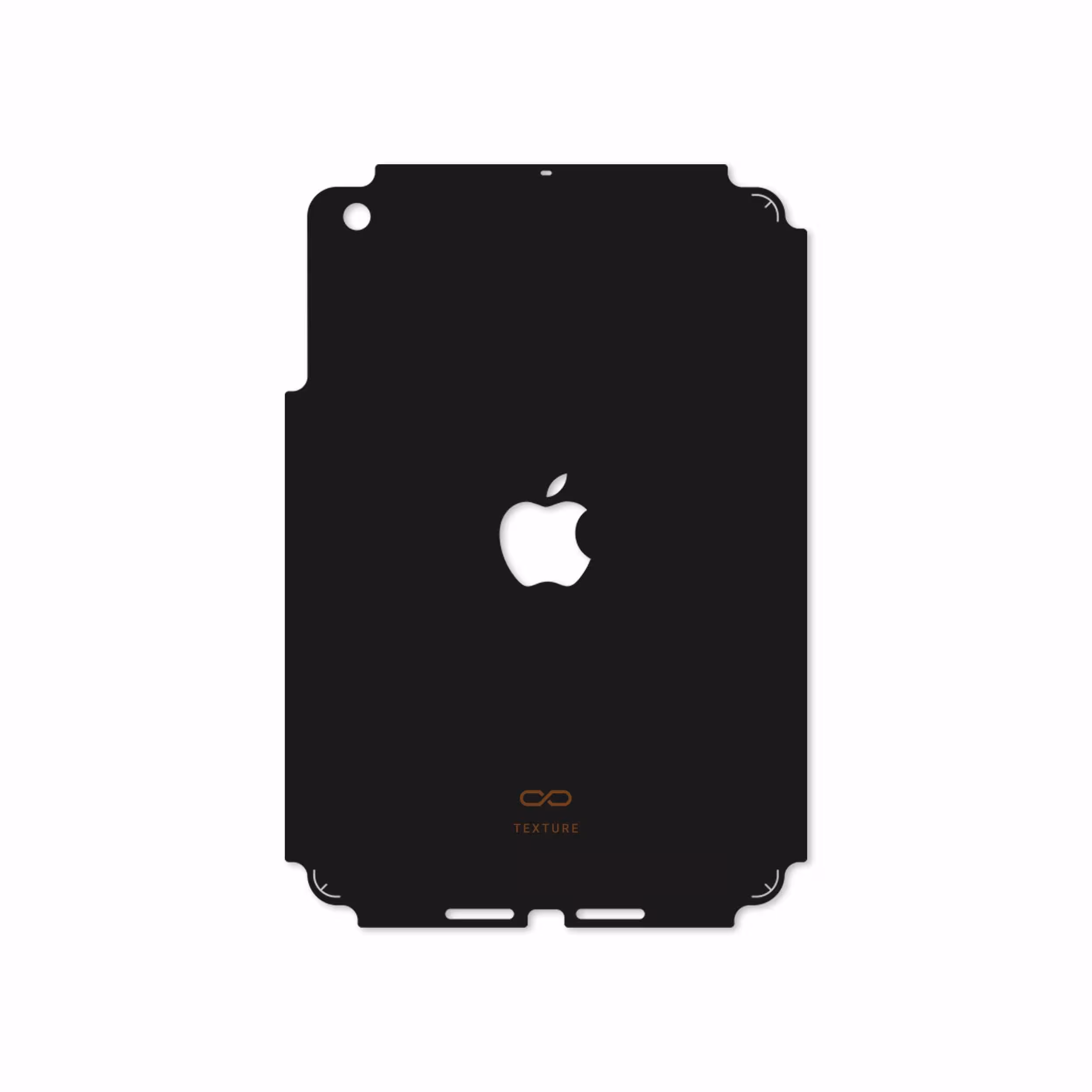 برچسب پوششی ماهوت مدل Matte-Black مناسب برای تبلت اپل iPad mini 2012 A1432