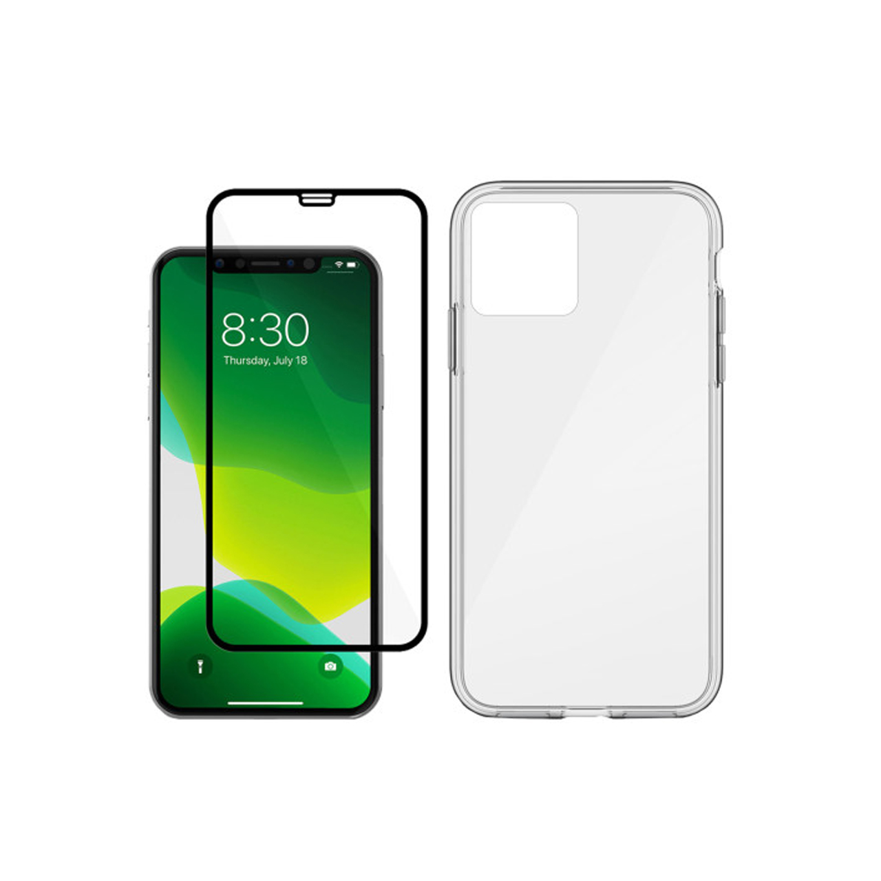 کاور لمبر مدل LAMBLKN-GF-1 مناسب برای گوشی موبایل اپل Iphone 11 Pro به همراه محافظ صفحه نمایش