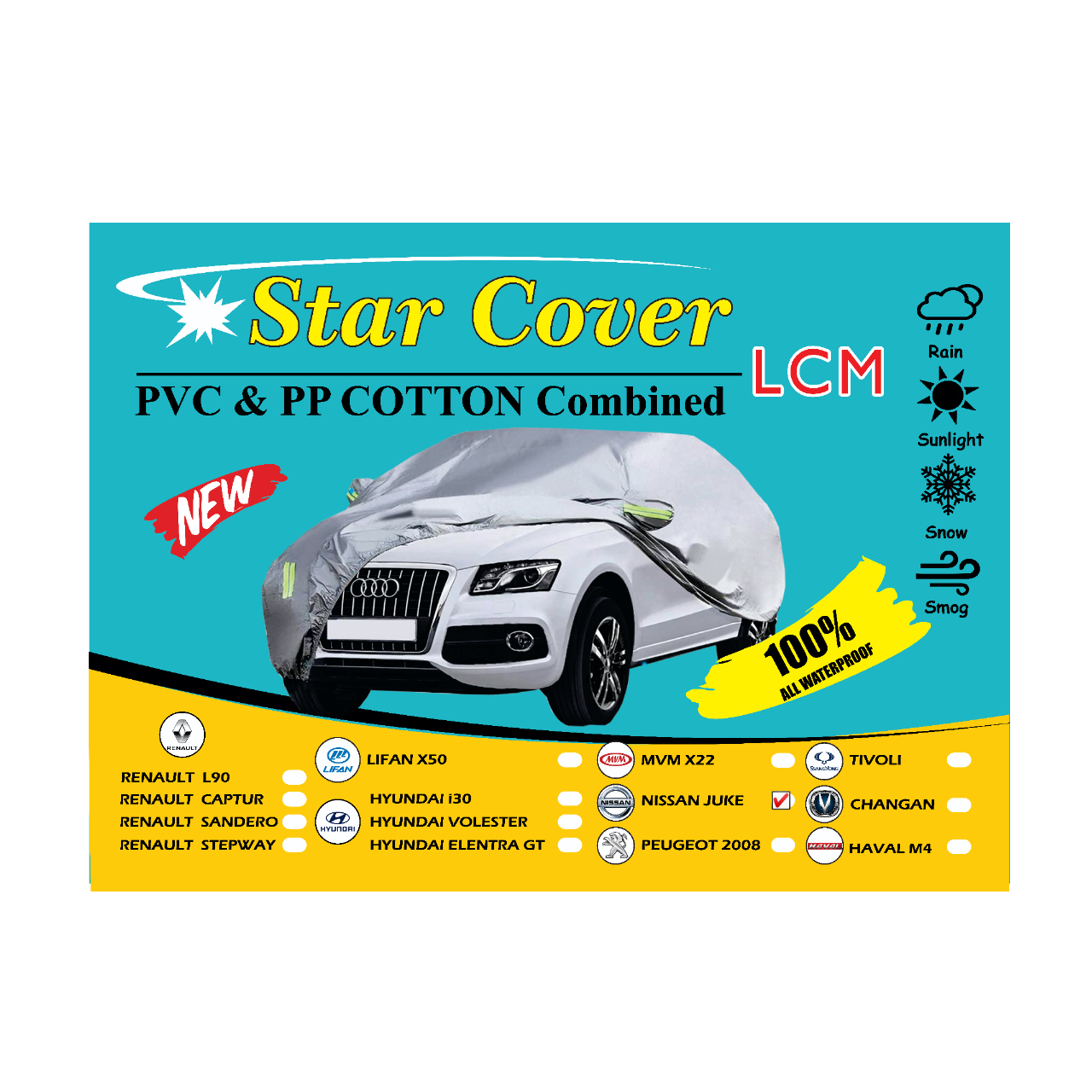 روکش خودرو استار کاور مدل SC-55 مناسب برای نیسان جوک