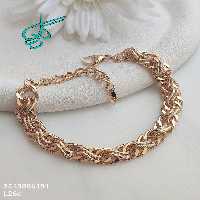 خرید دستبند مارک ژوپینگ طرح طلا رنگ ثابت کیفیت عالی کد 1216875 - ردگل