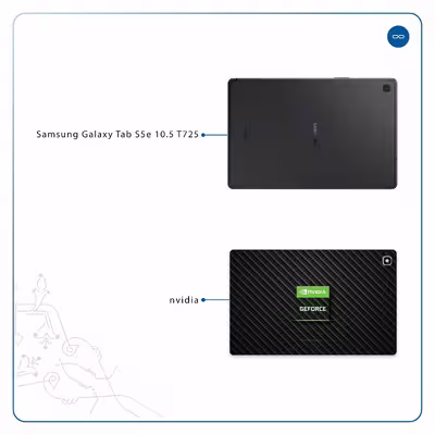 برچسب پوششی ماهوت مدل Nvidia Brand مناسب برای تبلت سامسونگ Galaxy Tab S5e 10.5 2019 T725