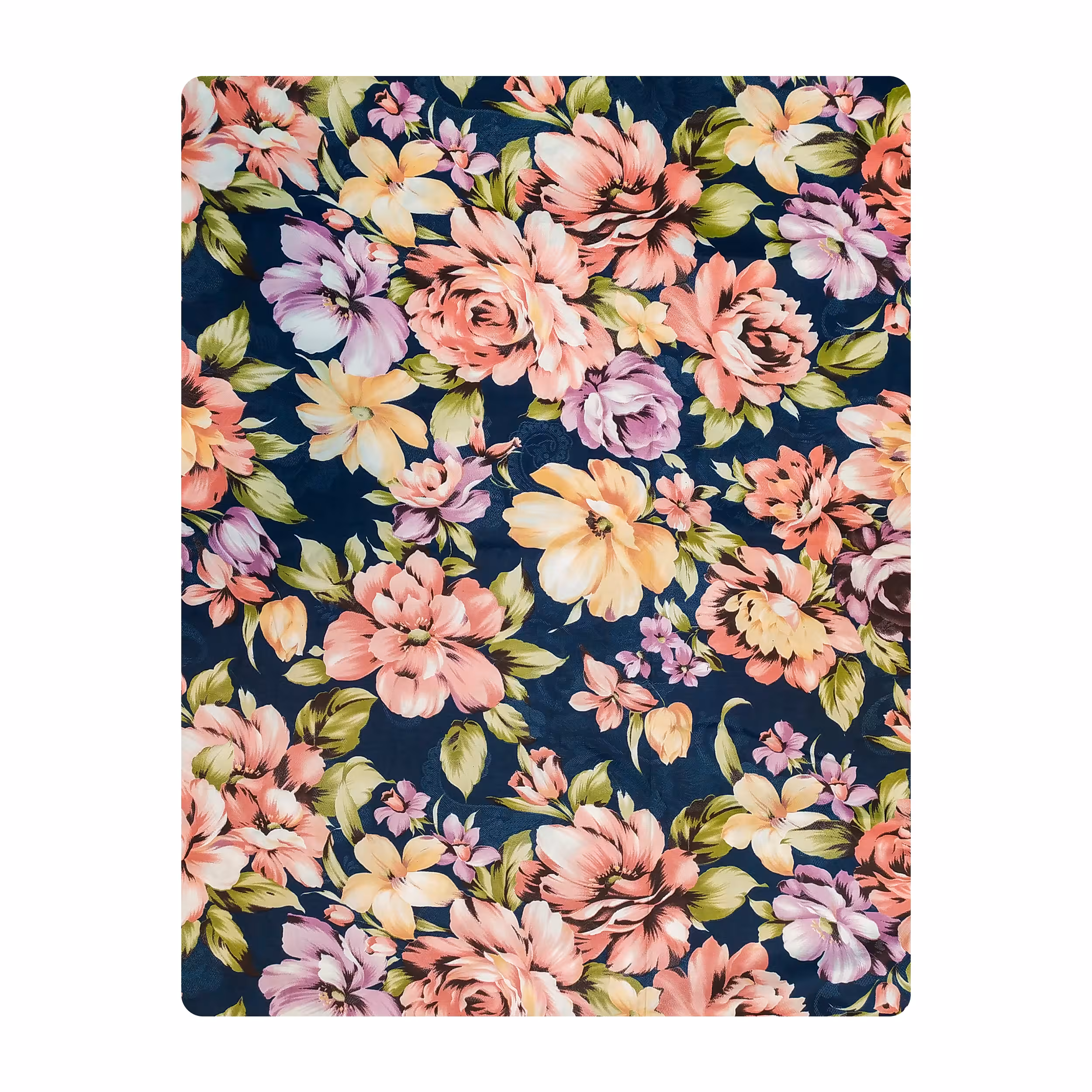 ملحفه آدنو مدل گلباران کد IR120 دونفره سایز 220x240 سانتی متر
