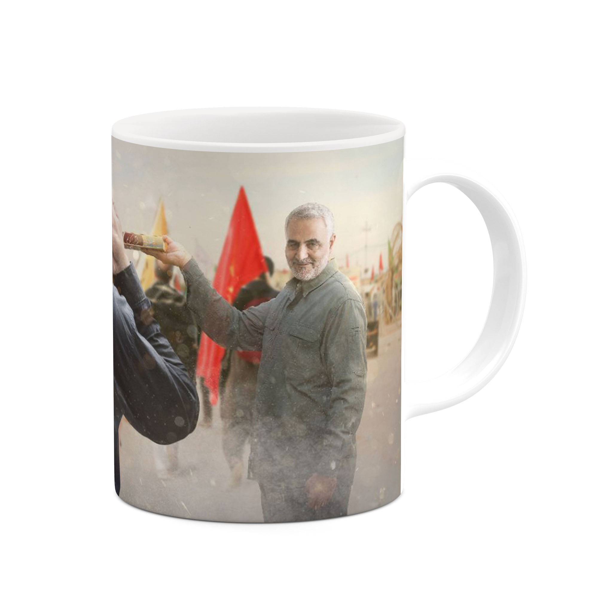 ماگ طرح سردار شهید حاج قاسم سلیمانی  مدل mgp11696