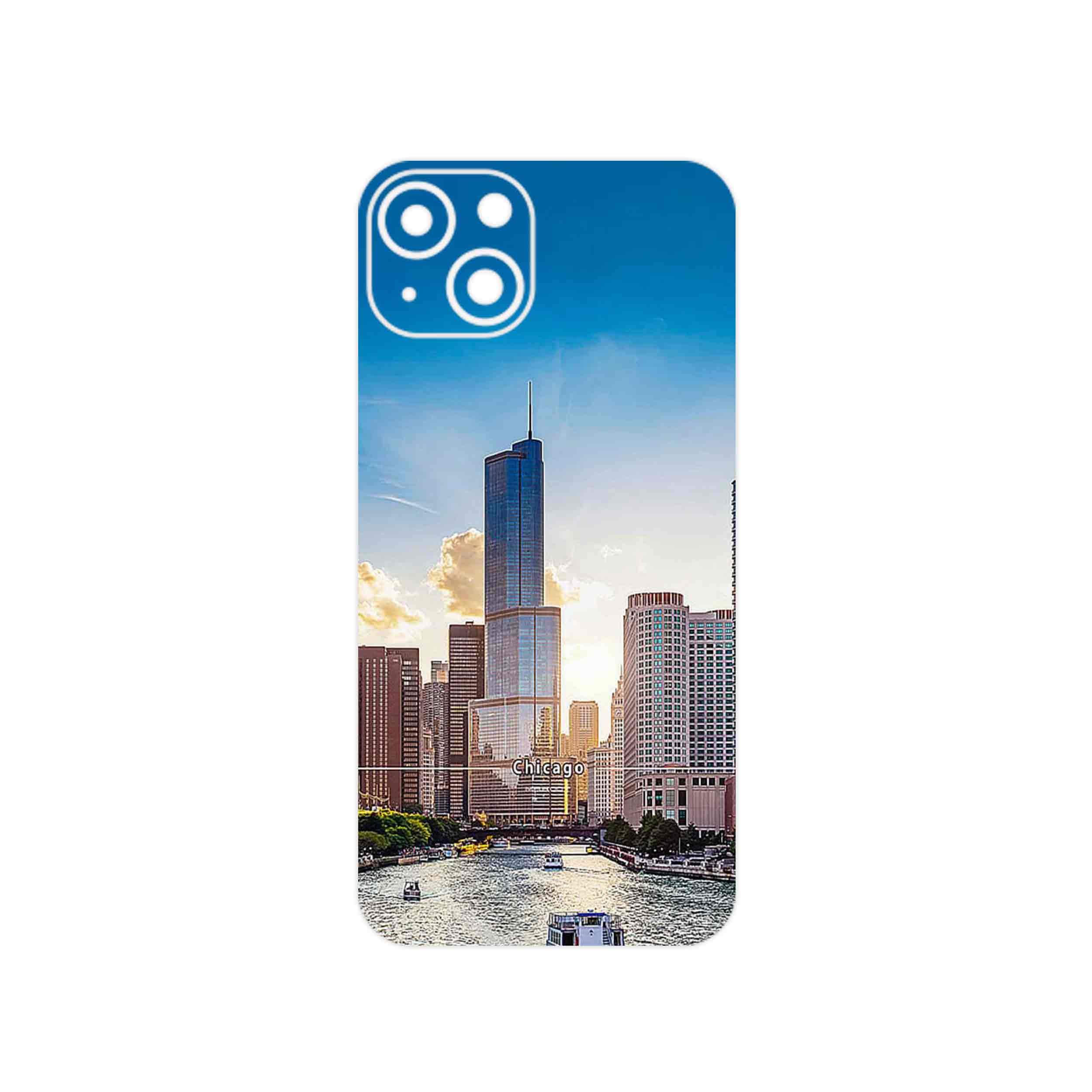 برچسب پوششی ماهوت مدل City of Chicago مناسب برای گوشی موبایل اپل iPhone 13