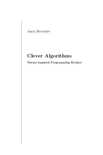 خرید و دانلود نسخه کامل کتاب Clever Algorithms. Nature-Inspired Programming Recipes