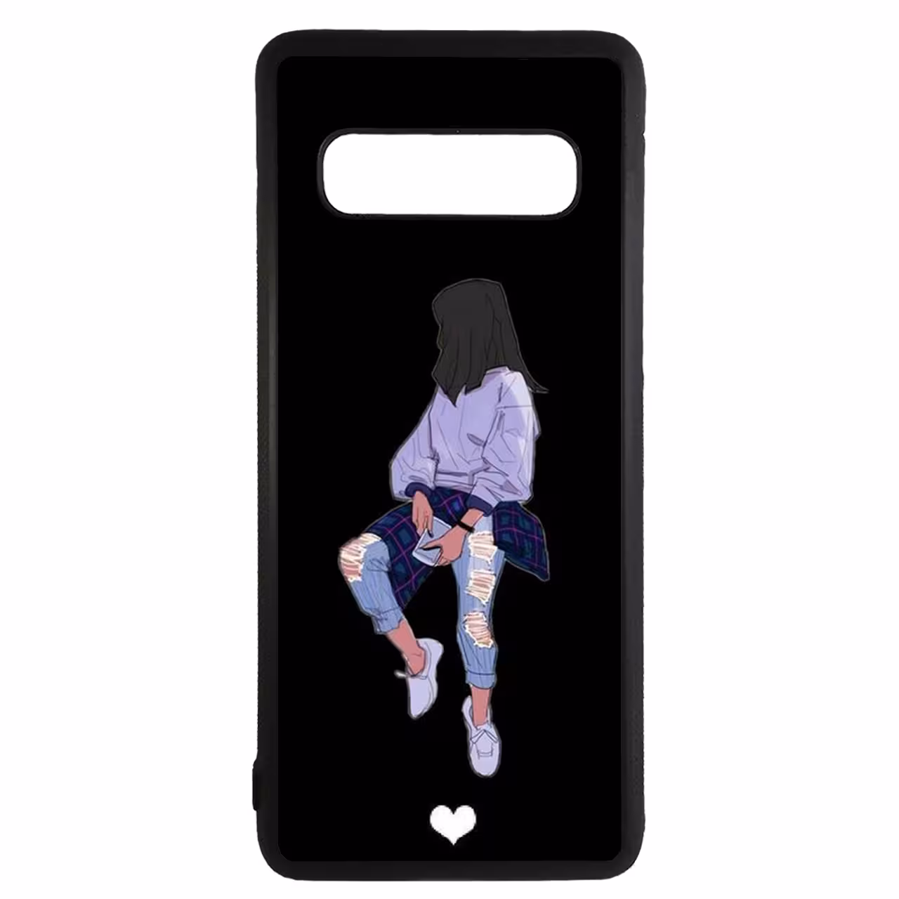 کاور طرح دختر کد 11050646 مناسب برای گوشی موبایل سامسونگ galaxy s10