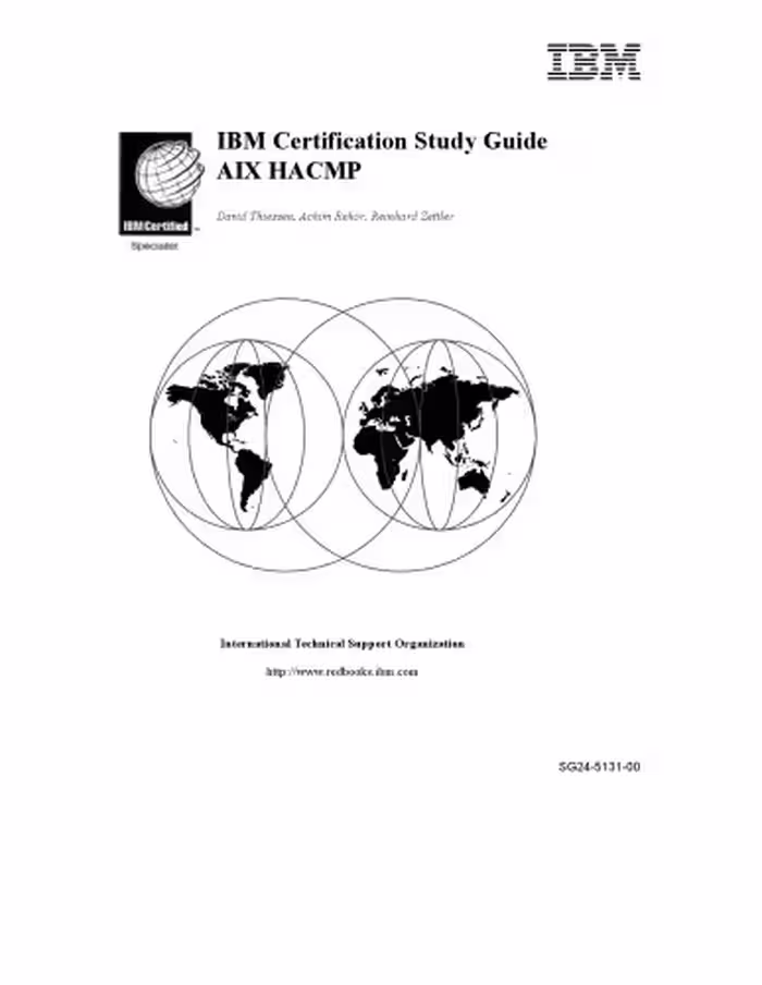 خرید و دانلود نسخه کامل کتاب IBM Certification Study Guide Aix Hacmp