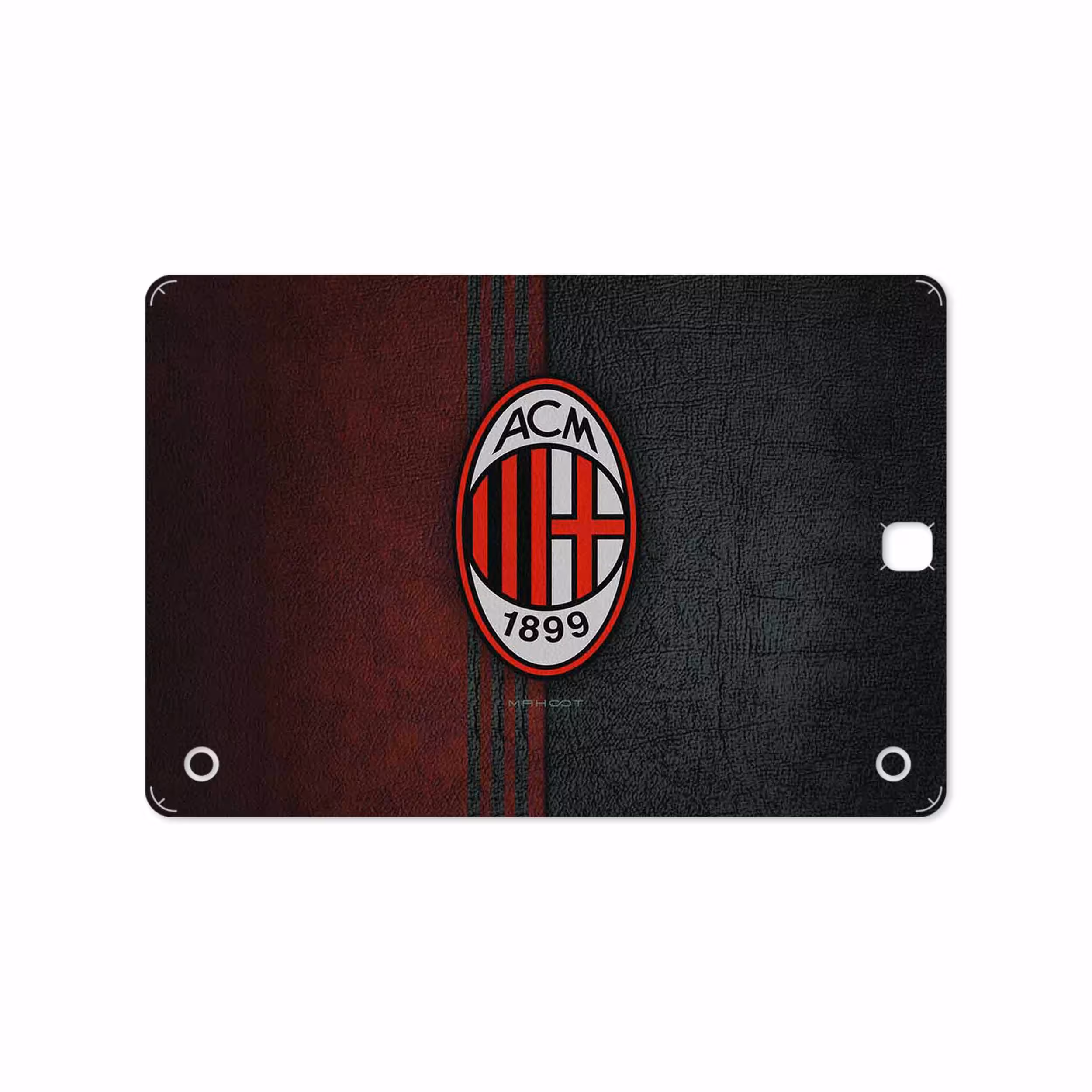 برچسب پوششی ماهوت مدل AC-Milan مناسب برای تبلت سامسونگ Galaxy Tab A 9.7 2015 T550