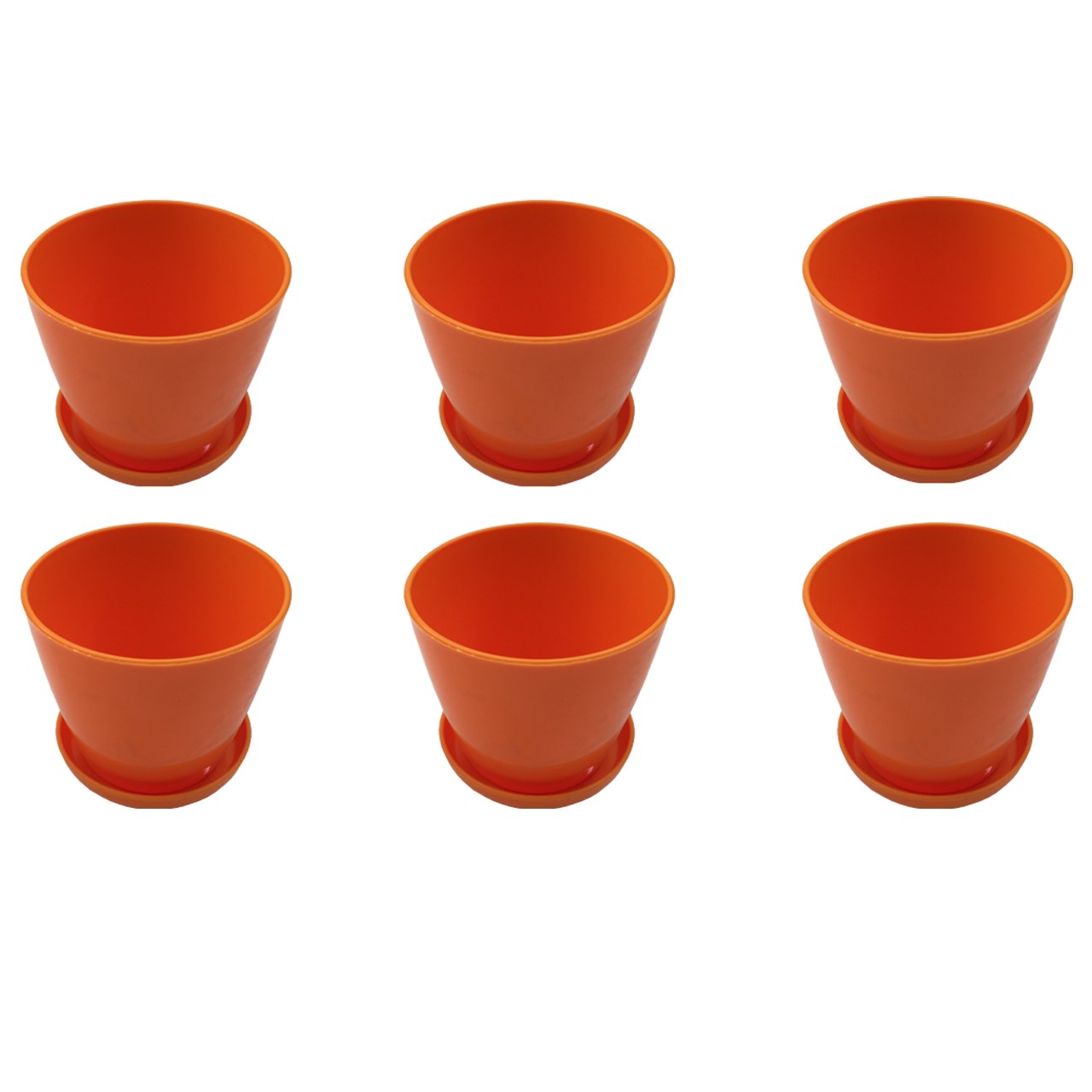 گلدان گلپونه مدل Narsis 342 مجموعه 6 عددی