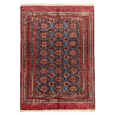 فرش دستبافت سه و نیم متری مدل ترکمن  کد  40.2600