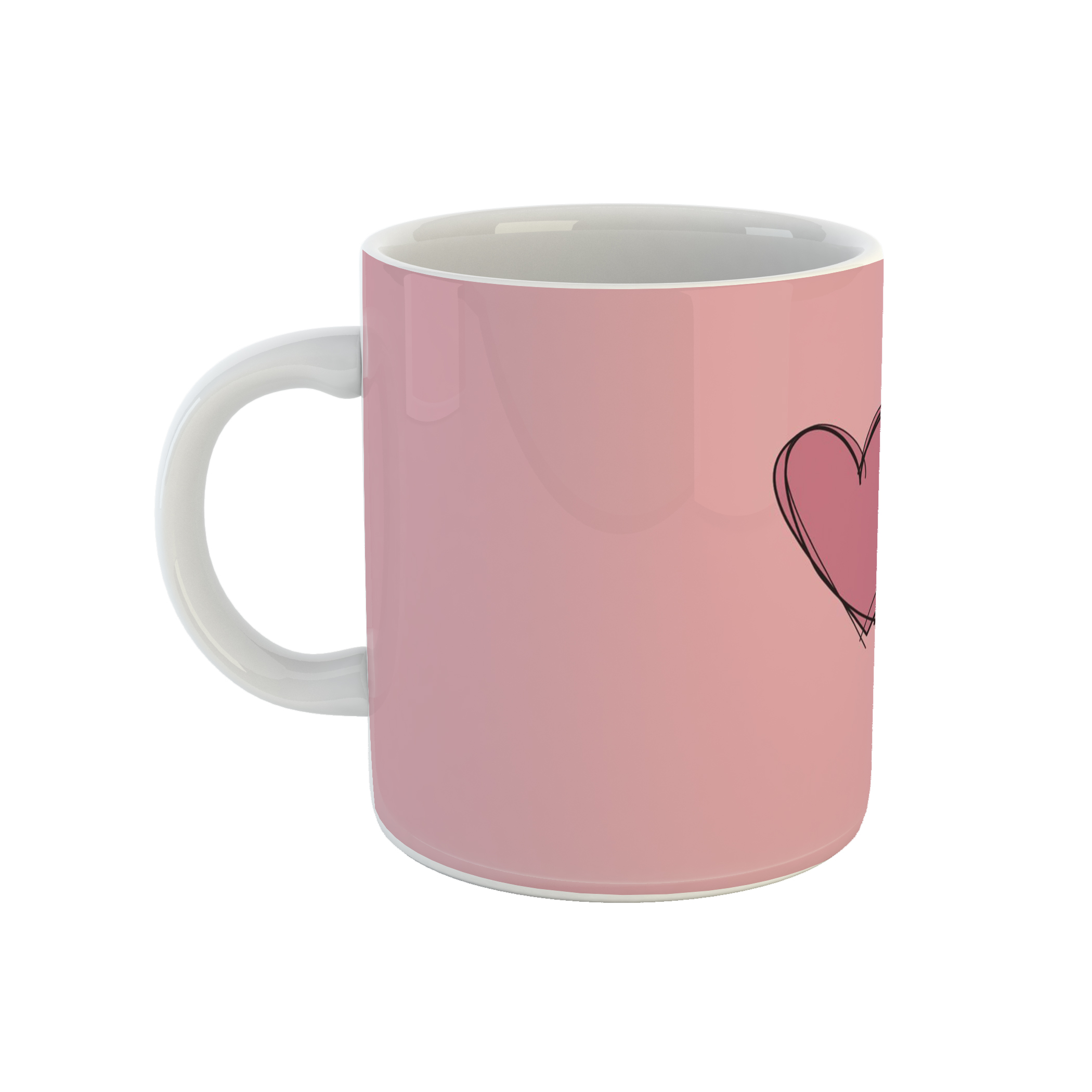 ماگ طرح قلب