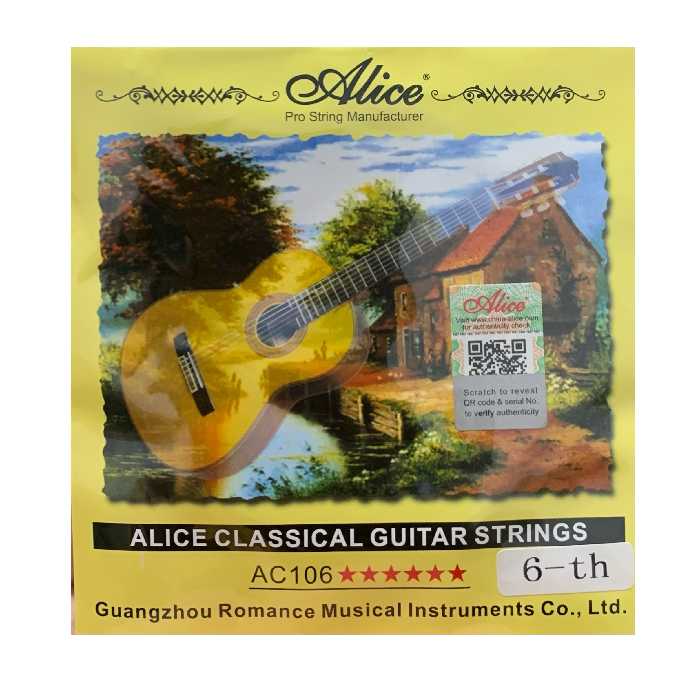 سیم ششم گیتار آلیس مدل AC106 | لامینور