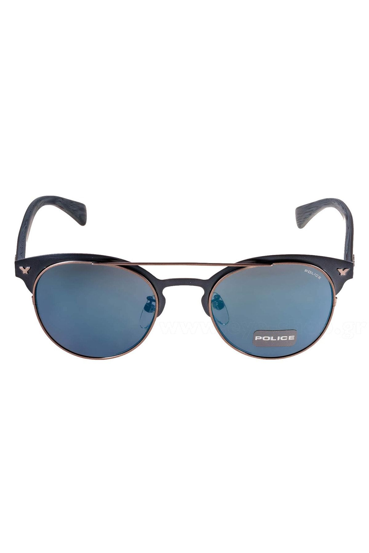 عینک آفتابی آبی مردانه و زنانه یونیسکس S8950 Motum 2 8ktb 51 POLICE