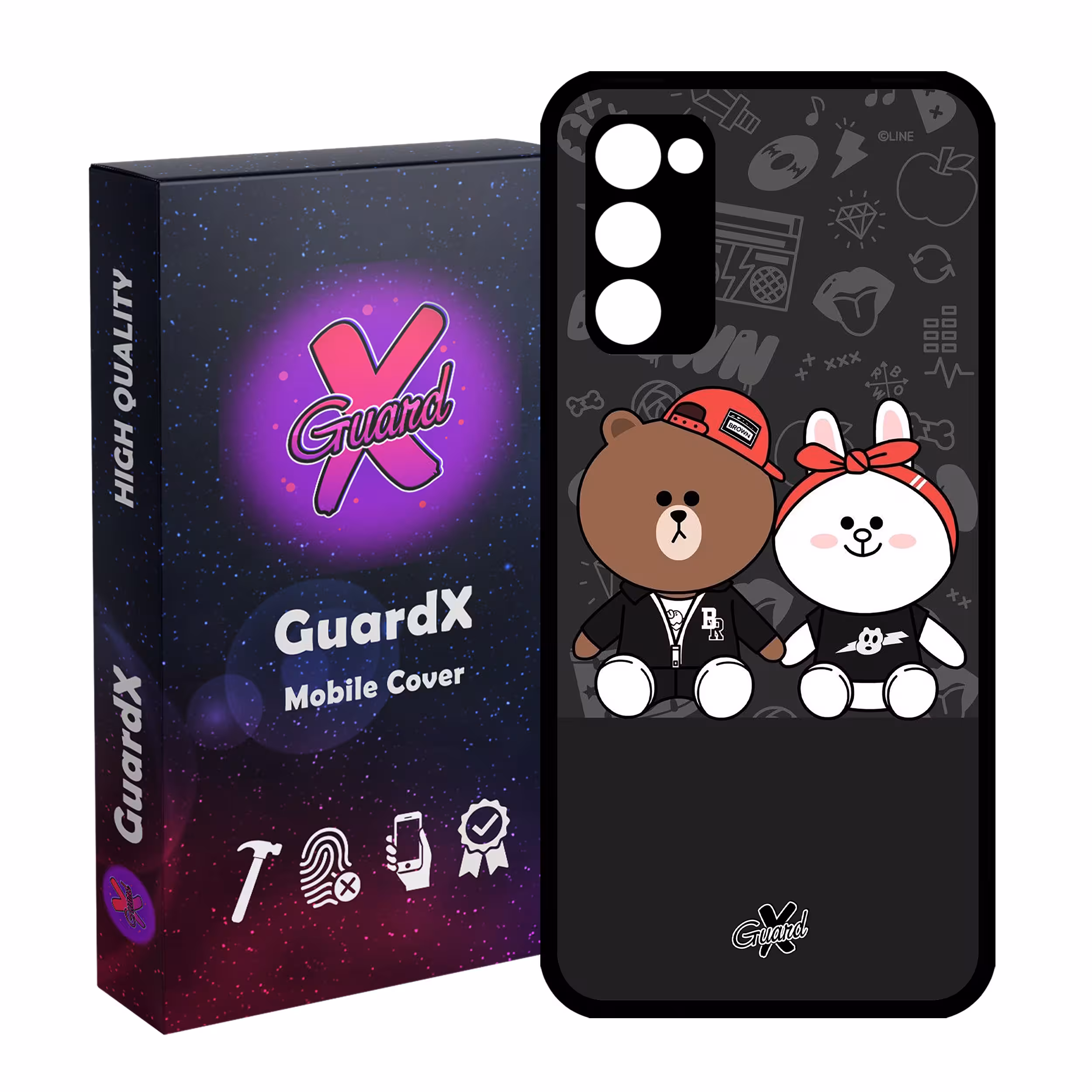 کاور گارد ایکس طرح Friends مدل Glass10127 مناسب برای گوشی موبایل سامسونگ Galaxy S20 FE
