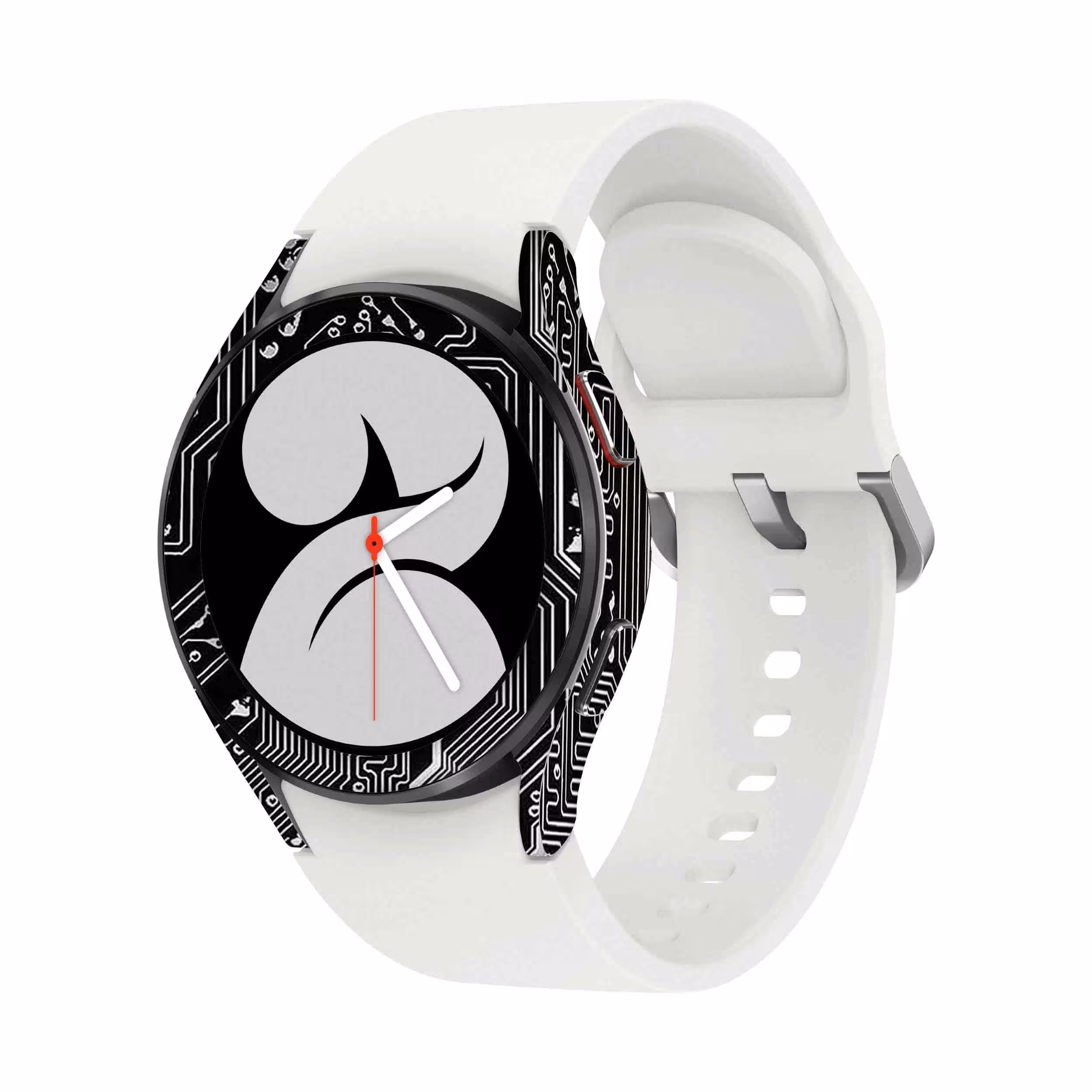 برچسب ماهوت طرح Black Printed Circuit Board مناسب برای ساعت هوشمند سامسونگ Watch4 40mm