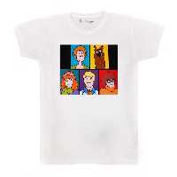 تی شرت بچگانه پرمانه طرح اسکوبی دو کد pmt.3699