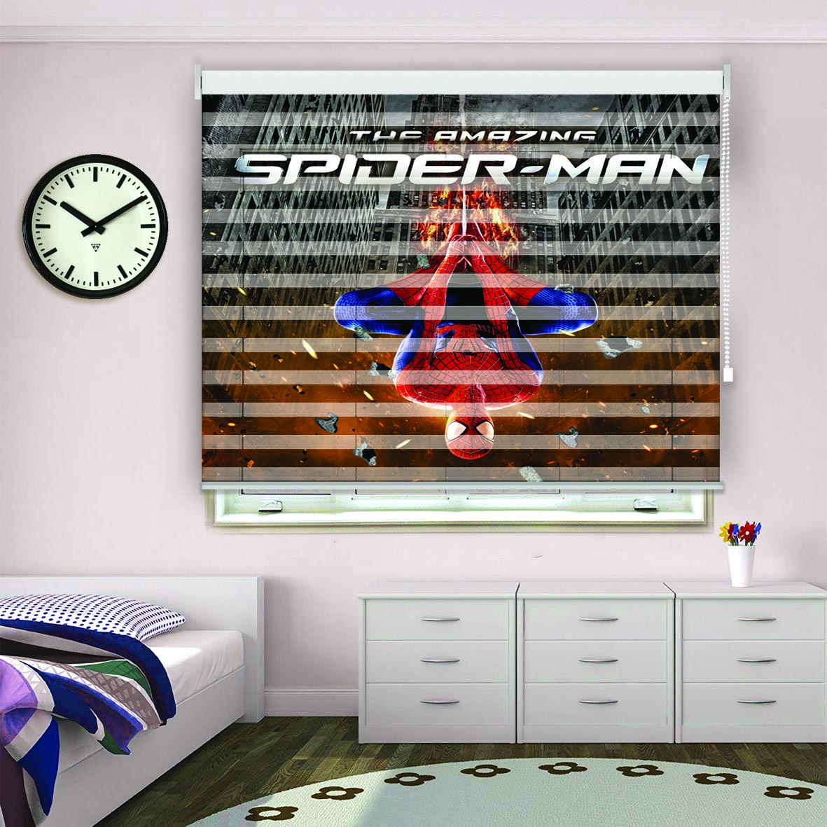 پرده زبرا مدل TD-9 سایز 180*200 سانتی متر