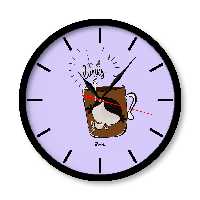 ساعت دیواری راویتا طرح دخترانه مدل 3014