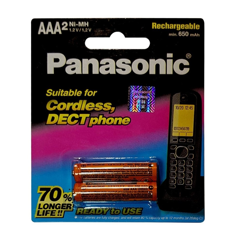 باتری نیم قلمی پاناسونیک          مدل HHR-83AAABU