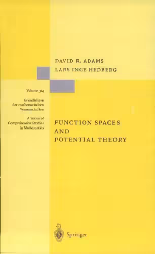 خرید و دانلود نسخه کامل کتاب Function spaces and potential theory