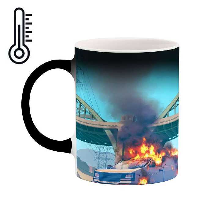 ماگ حرارتی کاکتی طرح GTA مدل mgh12460