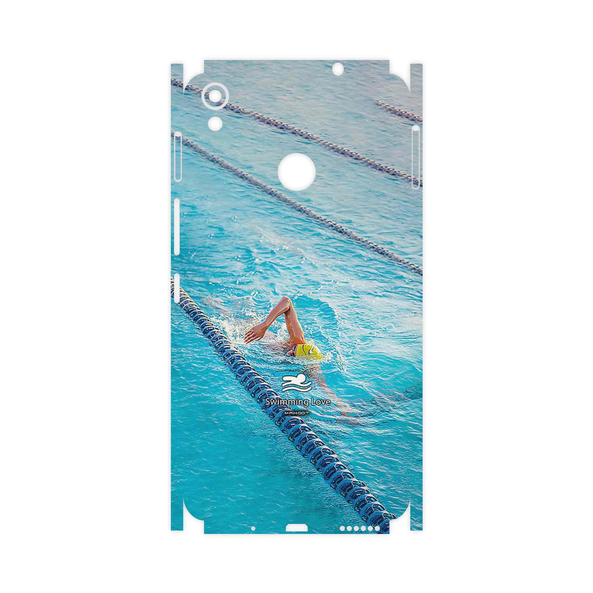 برچسب پوششی ماهوت مدل Swimming-FullSkin مناسب برای گوشی موبایل تکنو Camon CX Air