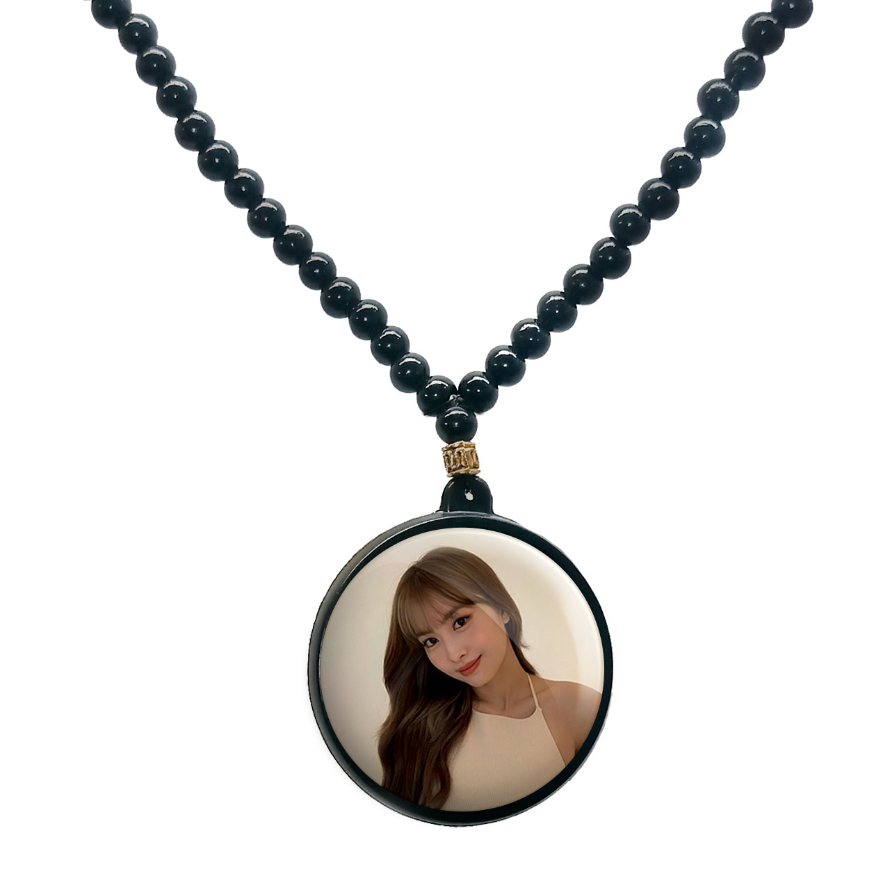 گردنبند پرمانه طرح تو ایس کد pmd.18266 مدل دو طرفه