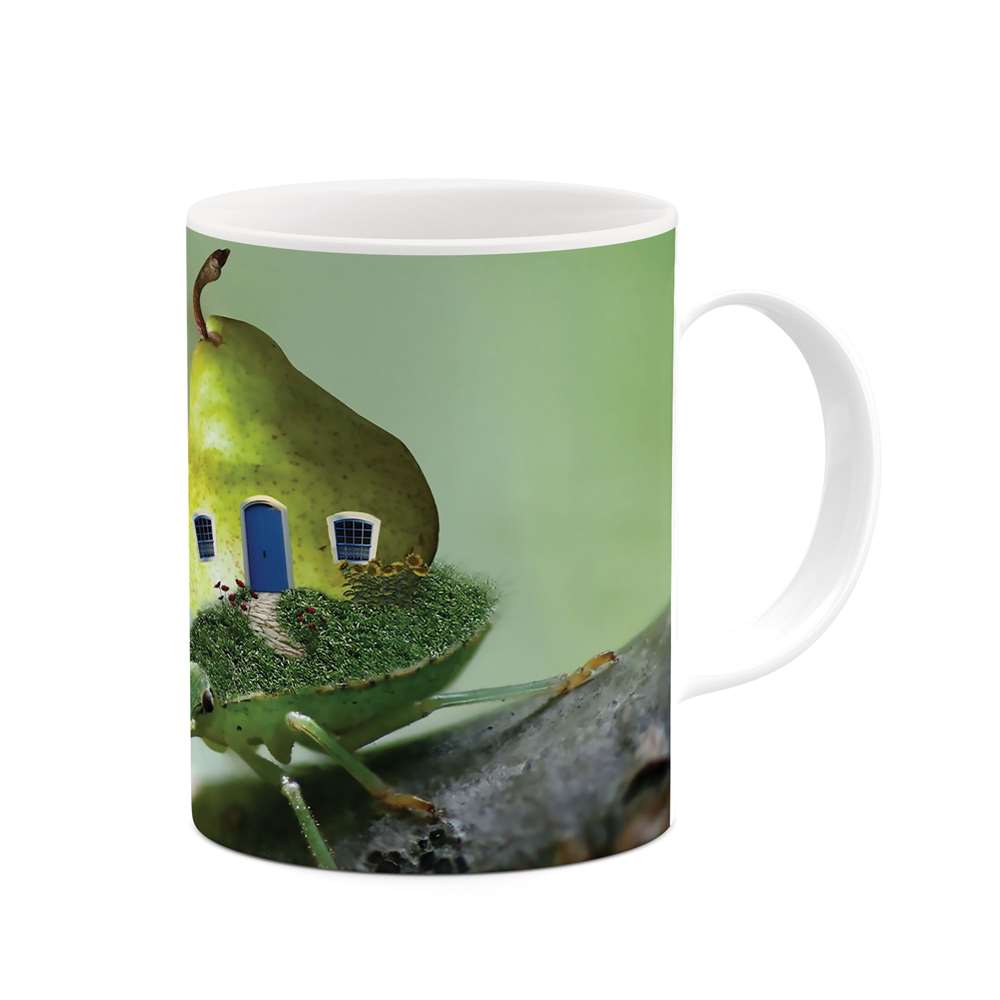 ماگ طرح گلابی مدل mgs05518