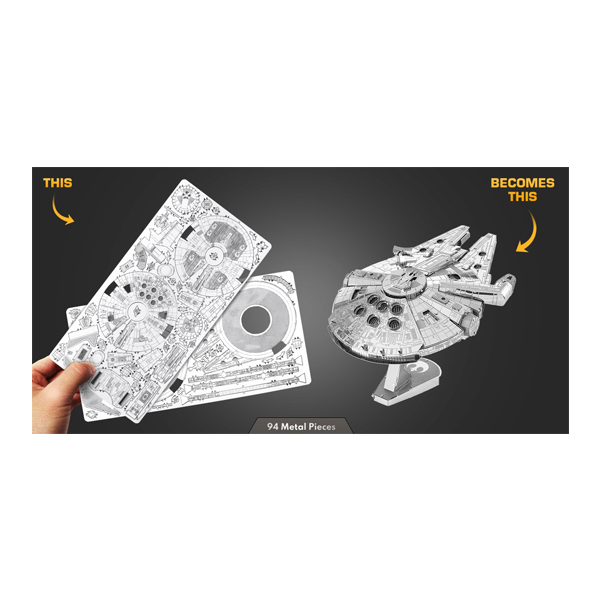 ساختنی مدل Millennium Falcon
