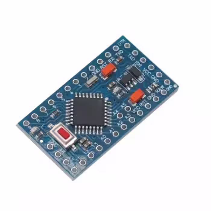 برد آردوینو Pro Mini دارای پردازنده مرکزی ATmega328