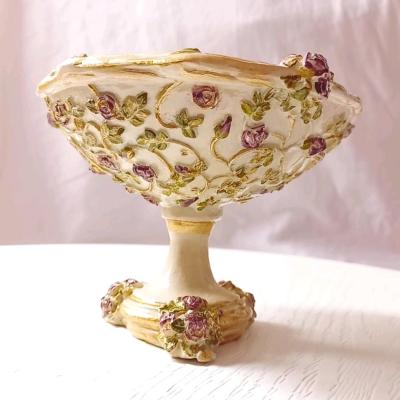 ظرف پلی استر طرح گلبن با پوشش شیشه ای رزین