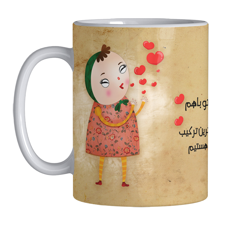 ماگ مدل عاشقانه کد 159