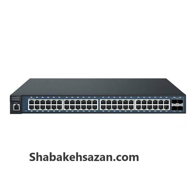 سوییچ رکمونت 48 پورت POE انجنیوس مدل EWS7952FP