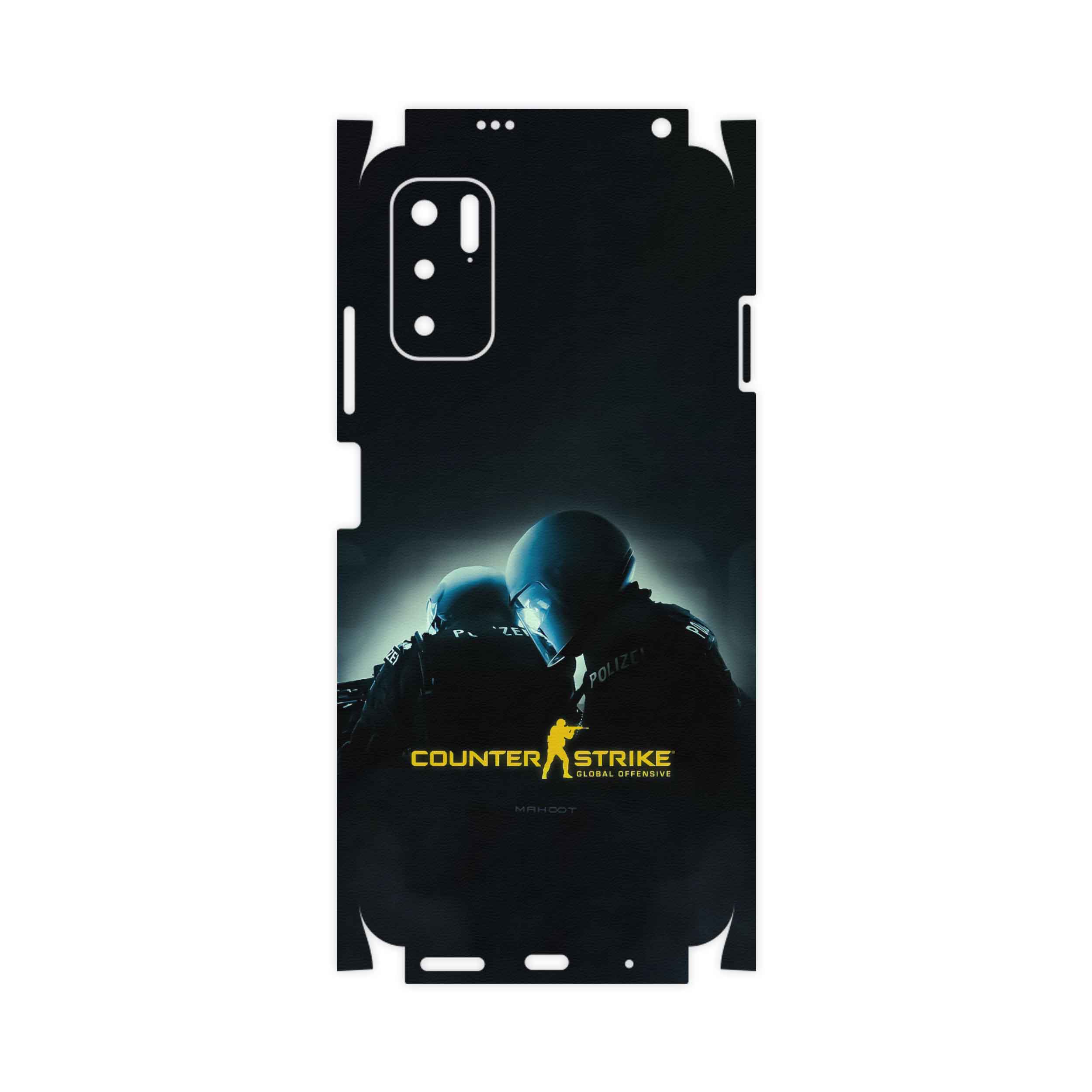 برچسب پوششی ماهوت مدل Counter-Strike-FullSkin مناسب برای گوشی موبایل شیائومی Redmi Note 10 5G
