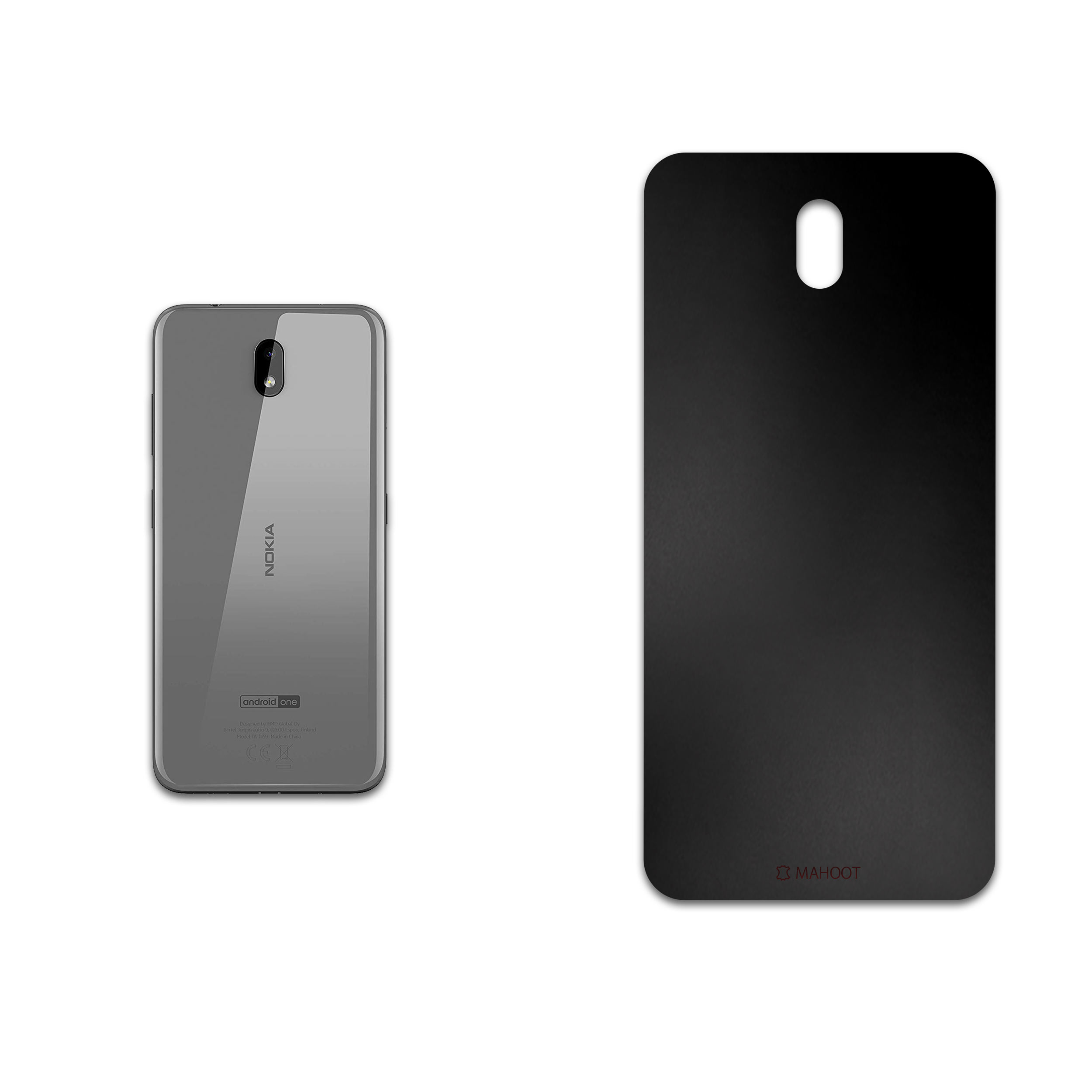 برچسب پوششی ماهوت مدل Black-Matte مناسب برای گوشی موبایل نوکیا 3.2 TA-1156