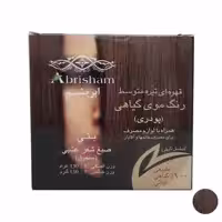 پودر رنگ مو ابریشم مدل CO101 وزن 130 گرم رنگ قهوه ای تیره متوسط