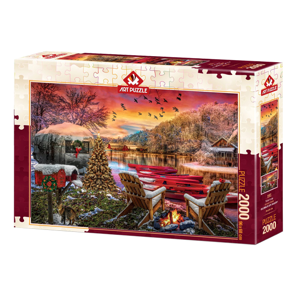 پازل 2000 تکه آرت پازل طرح Trailer Camp كد 5472