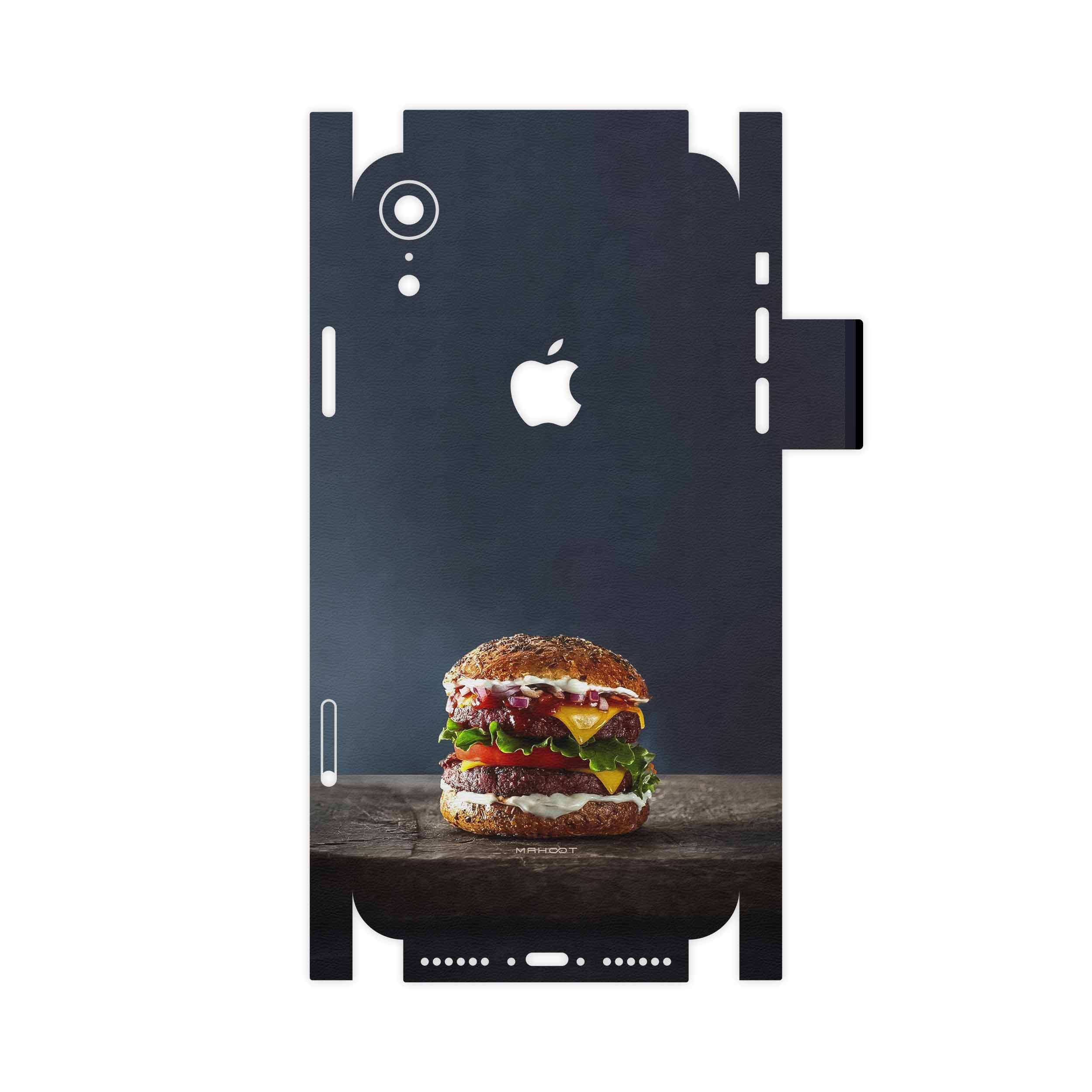 برچسب پوششی ماهوت مدل Hamburger-FullSkin مناسب برای گوشی موبایل اپل iPhone XR