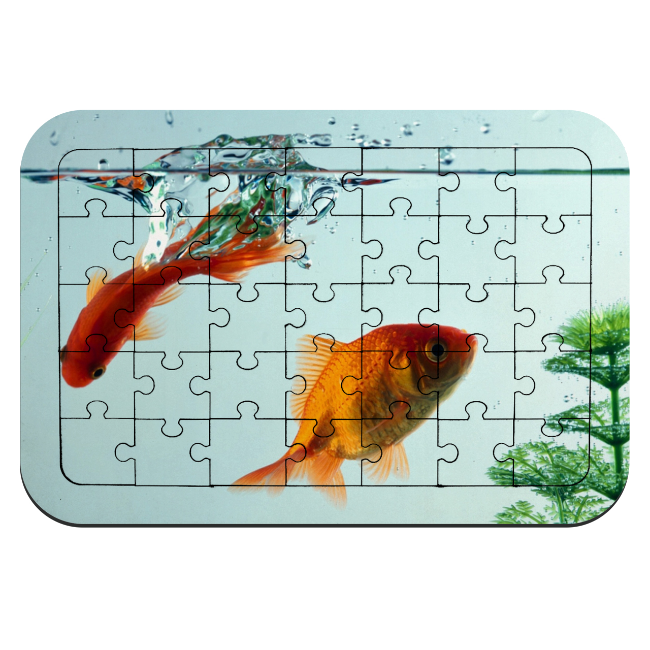 پازل 35 تکه طرح ماهی قرمز مدل NI1963