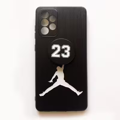 کاور مدل JORDAN72 مناسب برای گوشی موبایل سامسونگ Galaxy A72 به همراه پایه نگهدارنده