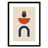 قیمت و خرید تابلو دکوراتیو مدل اَشکال هندسی انتزاعی کد 0592