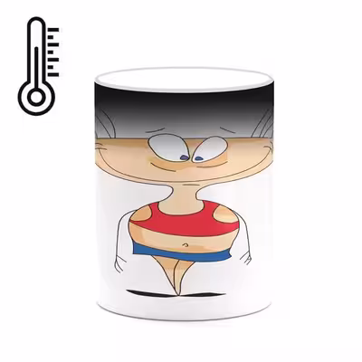 ماگ حرارتی کاکتی طرح انیمیشن مدل mgh20841