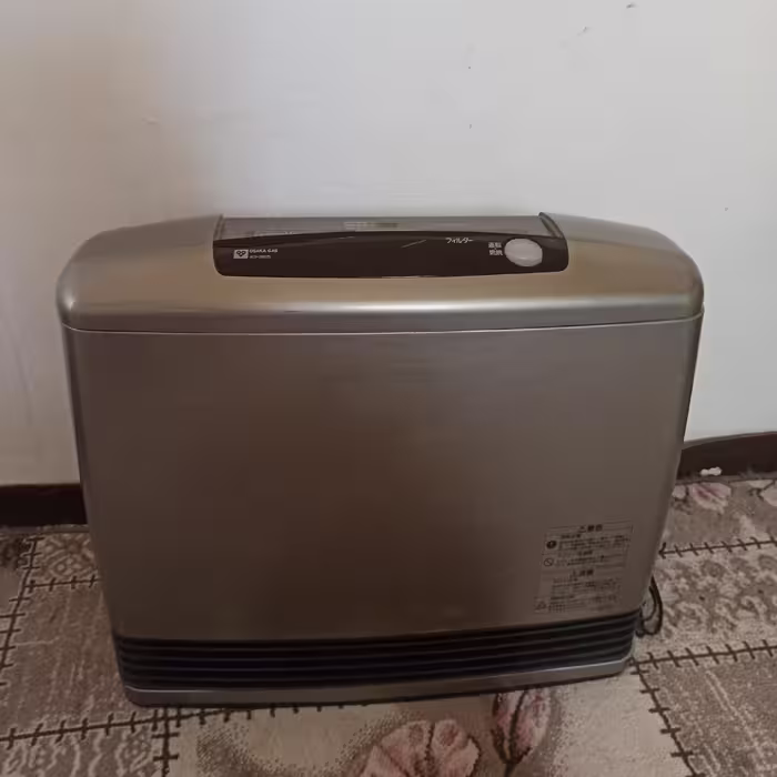 بخاری گازی برقی ژاپنی بدون دودکش قدرت 5800گاز شهری با ترانس