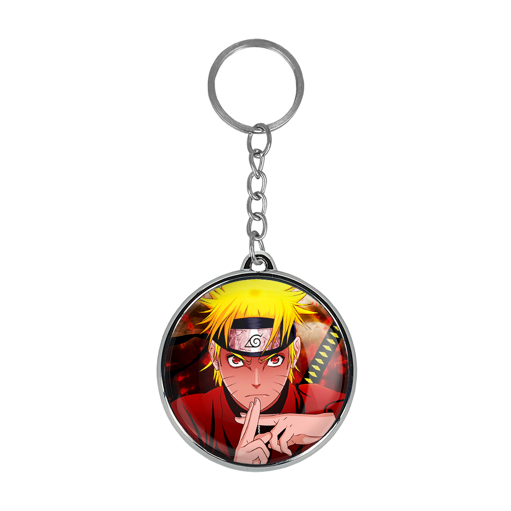 جاکلیدی خندالو طرح اوچیها ایتاچی و ناروتو اوزوماکی انیمه ناروتو مدل دوطرفه کد 1124211243