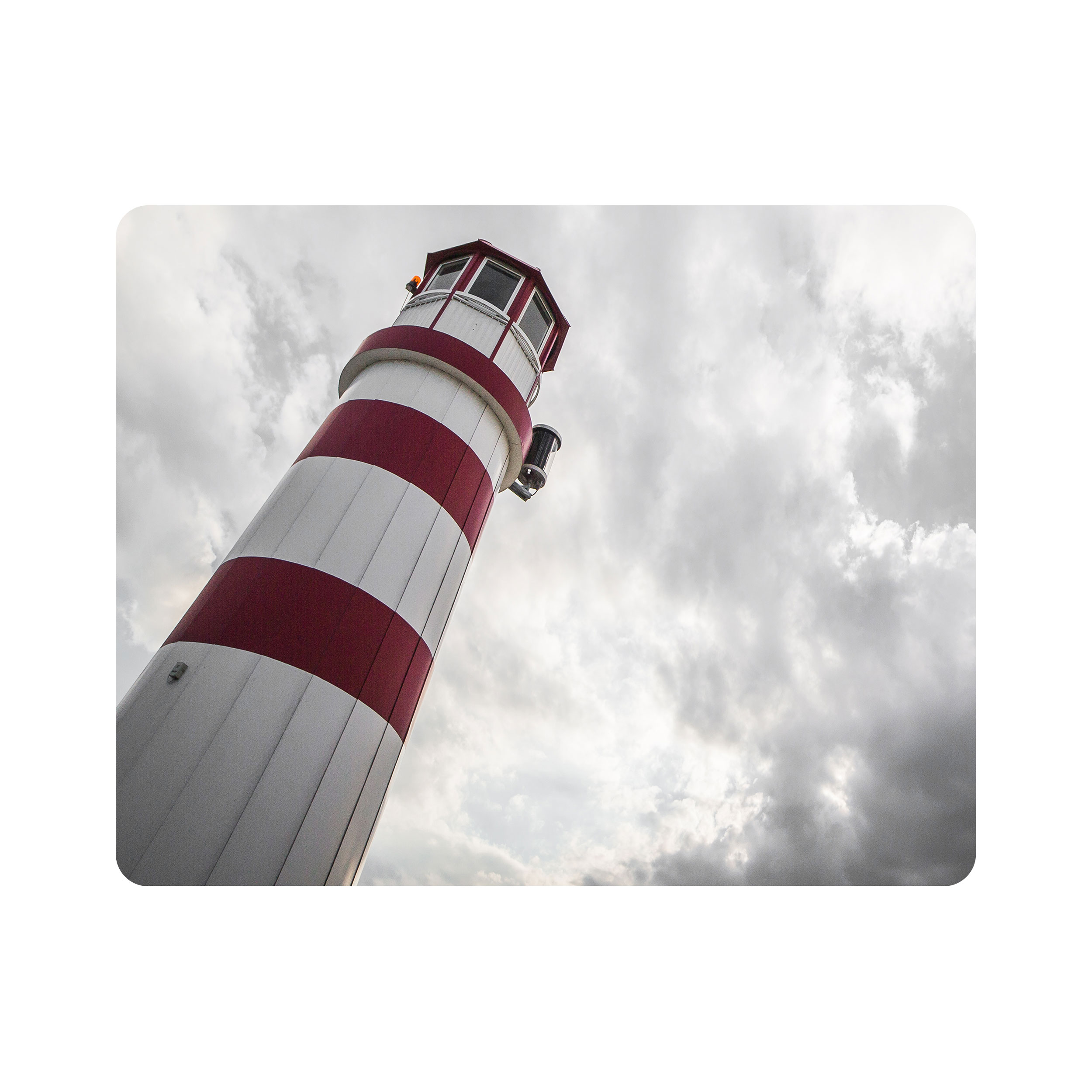 ماوس پد اطلس آبی طرح فانوس دریایی مدل T1783