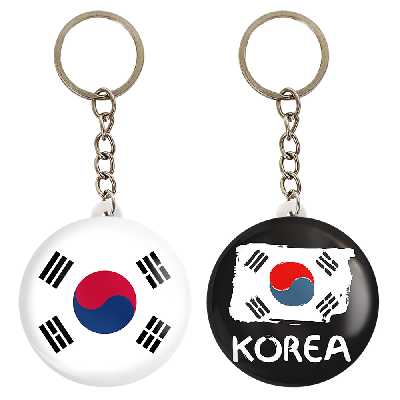 جاکلیدی خندالو مدل پرچم کره جنوبی کد 2055320558 مجموعه 2 عددی