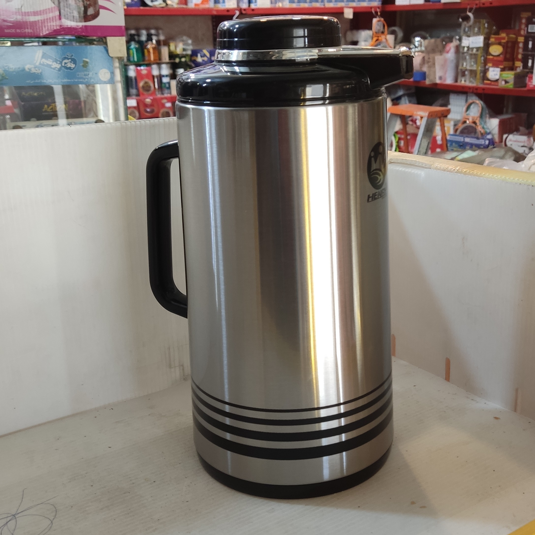 فلاسک پر فروش از جنس استیل و ماندگاری بالا  با حجم 1.6 لیتر 