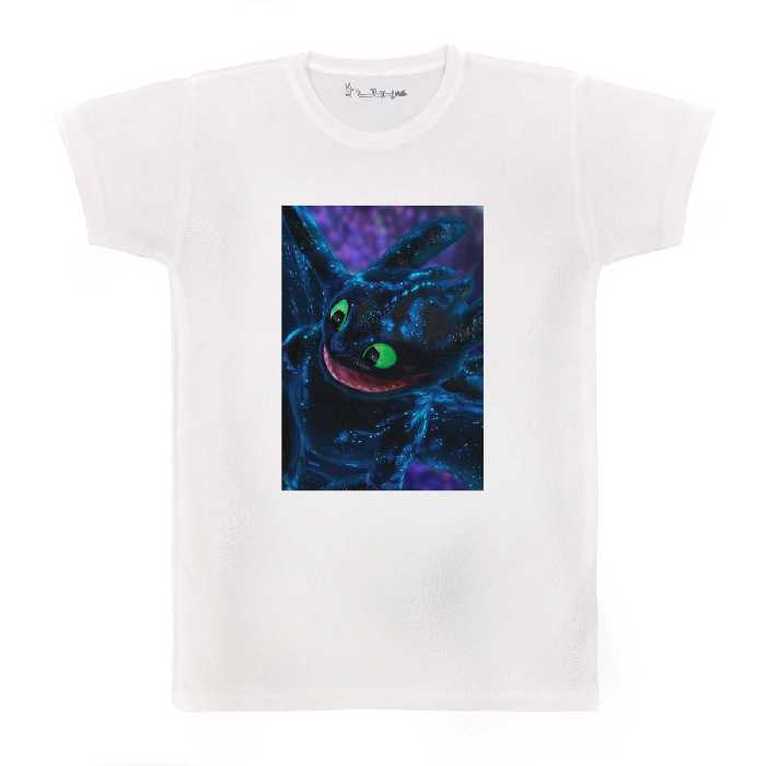 تی شرت بچگانه پرمانه طرح اژدها سواران کد pmt.3951