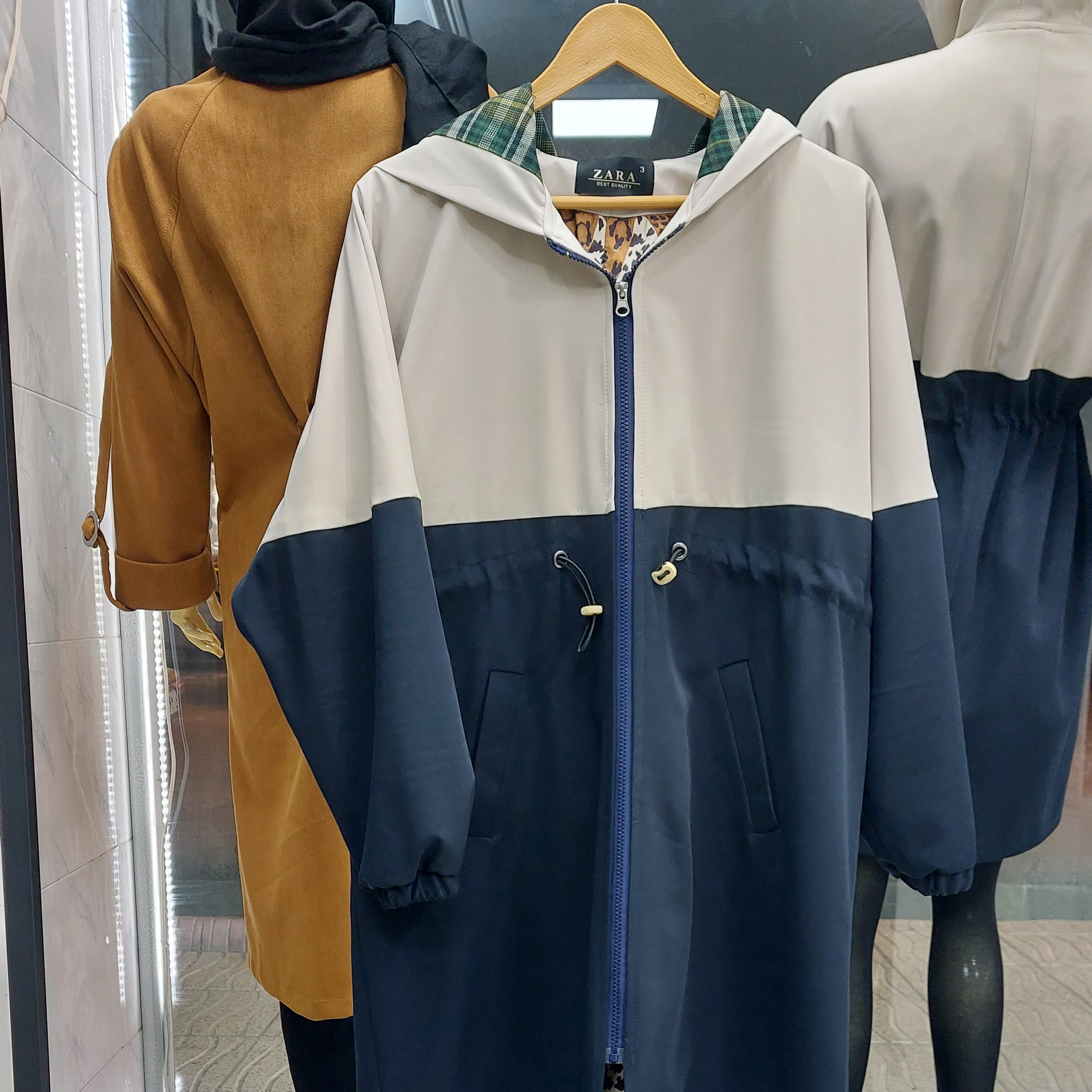 مانتو بارانی آستر دار